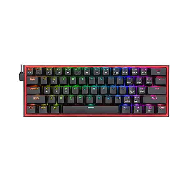 کیبورد مکانیکال گیمینگ Redragon مدل K617 FIZZ Pro Black کیبورد مکانیکال گیمینگ Redragon مدل K617 FIZZ Pro Black