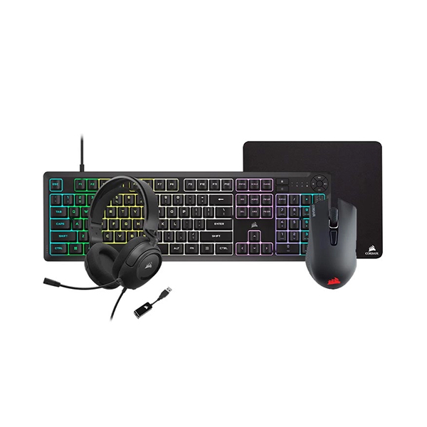 باندل گیمینگ Corsair مدل Corsair 4 in 1 Combo K55 باندل گیمینگ Corsair مدل Corsair 4 in 1 Combo K55