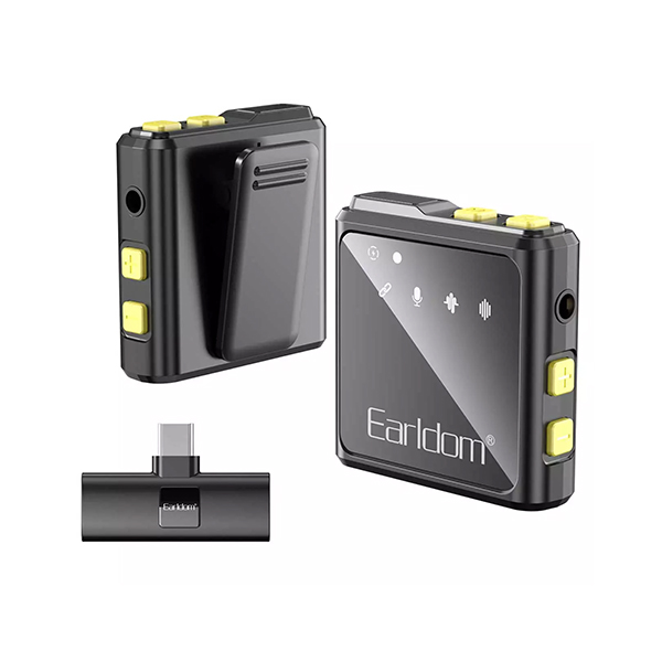 میکروفون یقه ای بی سیم Earldom مدل ET-MC10C Type C میکروفون یقه ای بی سیم Earldom مدل ET-MC10C Type C