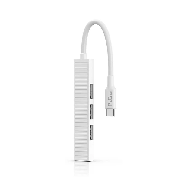 هاب 4 پورت ProOne مدل PHU553 سفید هاب 4 پورت ProOne مدل PHU553 سفید