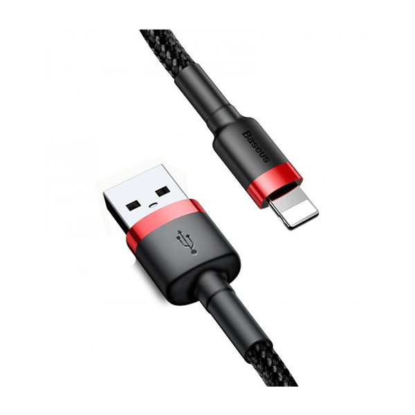 کابل شارژر USB to Lightning برند Baseus مدل CALKLF-A19 طول 0.5 متر کابل شارژر USB to Lightning برند Baseus مدل CALKLF-A19 طول 0.5 متر