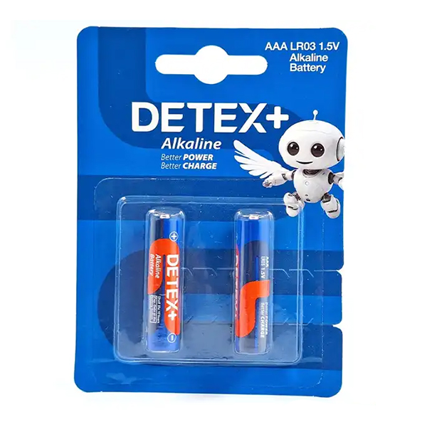 باتری نیم قلمی Detex مدل Alkaline باتری نیم قلمی Detex مدل Alkaline