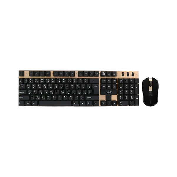 کیبورد و ماوس بی سیم هویت مدل HV-KB581GCM کیبورد و ماوس بی سیم هویت مدل HV-KB581GCM
