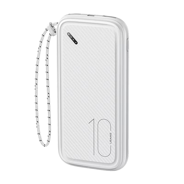 پاور بانک Usams مدل US-CD150 10W 10000mAh سفید پاور بانک Usams مدل US-CD150 10W 10000mAh سفید