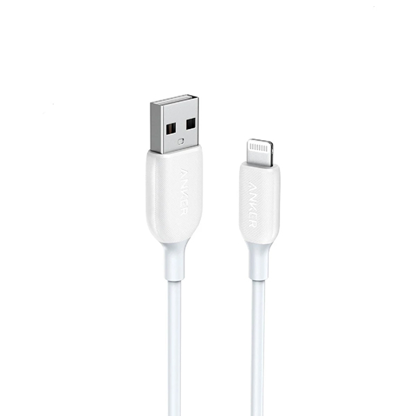 کابل شارژر USB-A to Lightning برند Anker مدل PowerLine III A8813H21 طول 1.8 متر