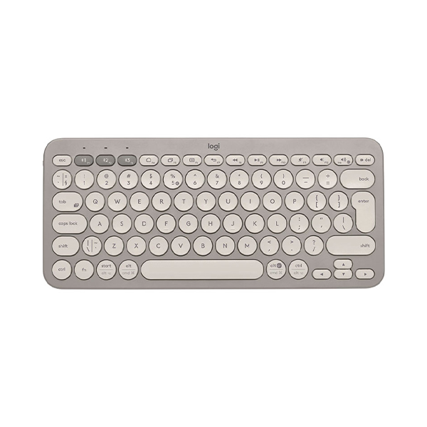 کیبورد بی سیم Logitech مدل K380 خاکستری