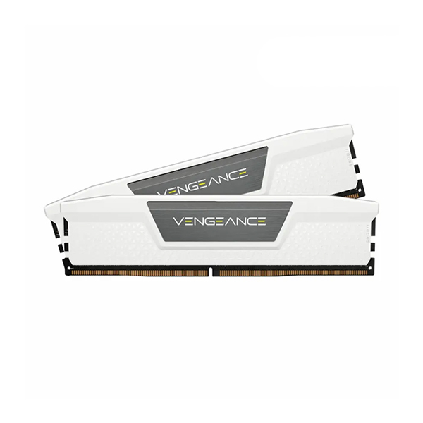 رم DDR5 کورسیر VENGEANCE White ظرفیت 32 گیگابایت دوکاناله فرکانس 5200
