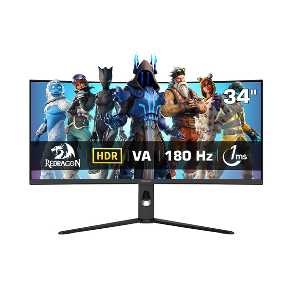 مانیتور گیمینگ خمیده 34 اینچ ردراگون GMQ3418RVC