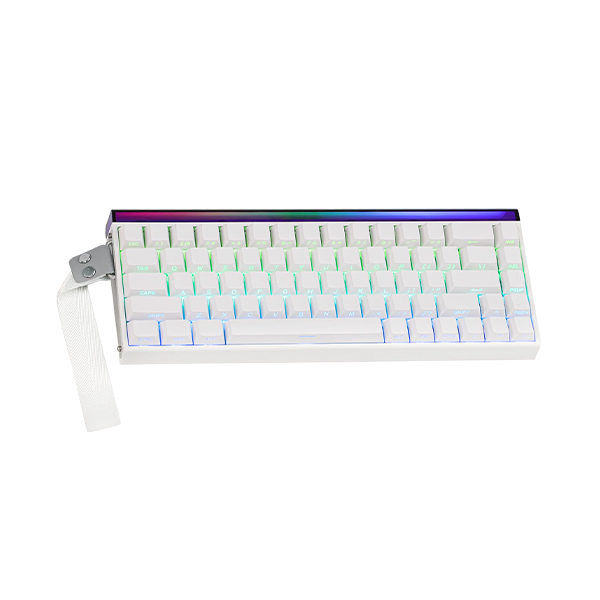 کیبورد گیمینگ مکانیکال سیم دار Aula مدل HERO68 HE METEOR