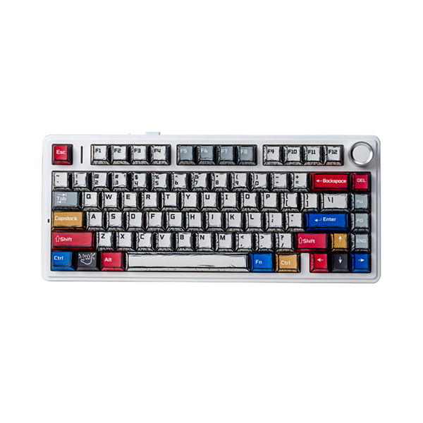 کیبورد گیمینگ مکانیکال بی سیم Aula مدل F75 Comics