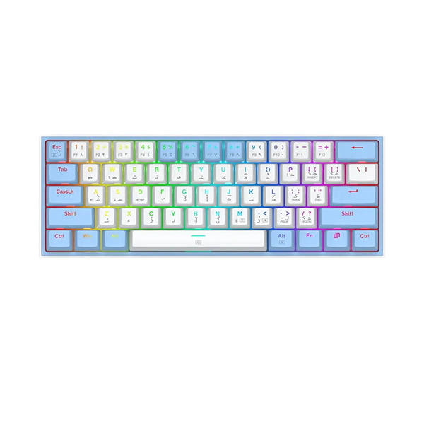 کیبورد مکانیکال گیمینگ ردراگون K617 FIZZ WB