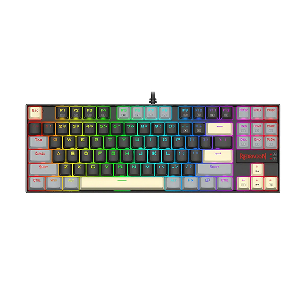 کیبورد مکانیکال گیمینگ ردراگون KUMARA K552 LGY RGB
