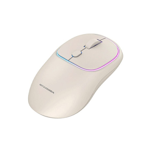 ماوس بی سیم Mitsushida مدل KC-W618R بژ