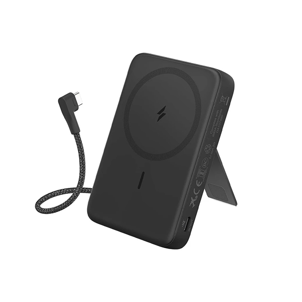 پاور بانک Anker مدل Zolo Magnetic A1685 30W 10000mAh مشکی