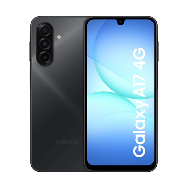 گوشی موبايل سامسونگ مدل Galaxy A17 4G ظرفیت 128 گیگابایت رم 6 گیگابایت مشکی ویتنام