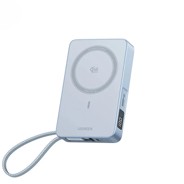 پاوربانک یوگرین مدل MagFlow PB773 کد 65958 ظرفیت 10000 میلی‌ آمپر ساعت