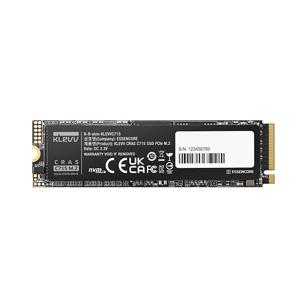 اس اس دی Klevv مدل CRAS C715 M.2 ظرفیت 512 گیگابایت