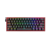کیبورد مکانیکال گیمینگ Redragon مدل K617 FIZZ Pro Black