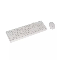 کیبورد و ماوس Rapoo مدل X130 Pro سفید