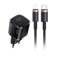 شارژر Usams مدل 20W PD CC124 به همراه کابل C-Lightning Data