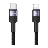 کابل شارژر Type-C to Lightning طول 1.2 متری برند Usams مدل SJ729 30W