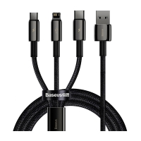 کابل شارژ سه سر Baseus مدل CAMLTWJ-01 طول 1.5 متر