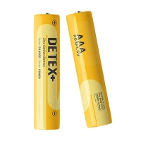باتری نیم قلمی DETEX مدل R03P بسته 2 عددی