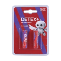 باتری شارژی نیم قلمی Detex HR03 800mAh