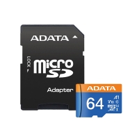 کارت حافظه‌ Adata microSDXC کلاس 10 استاندارد UHS-I V10 A1 سرعت 100MBps ظرفیت 64 گیگابایت