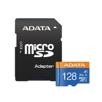 کارت حافظه‌ Adata microSDXC کلاس 10 استاندارد UHS-I V10 A1 سرعت 100MBps ظرفیت 128 گیگابایت