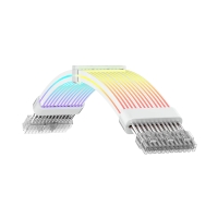 کابل اسلیو گیم مکس ARGB Extension 3x8 Pin GPU Sleeve سفید