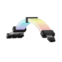 کابل اسلیو گیم مکس ARGB Extension 12VHPWR GPU Sleeve مشکی