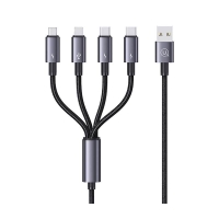 کابل شارژ چهار سر طول 1.2 متری برند Usams مدل SJ739 15W