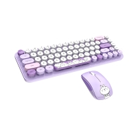 کیبورد و ماوس بی سیم Mofii مدل I Bean Pro Purple