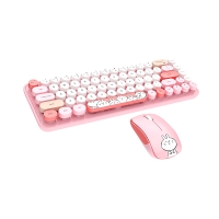 کیبورد و ماوس بی سیم Mofii مدل I Bean Pro Pink Mixed