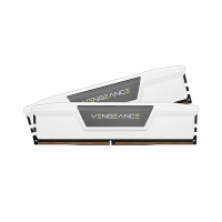 رم DDR5 کورسیر VENGEANCE White ظرفیت 32 گیگابایت دوکاناله فرکانس 5200